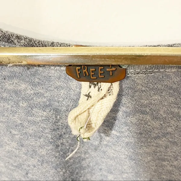 Free People Medium Blue Cloud Nine Long Sleeve Flowy Loose‎ Fitting Tee - Image 4