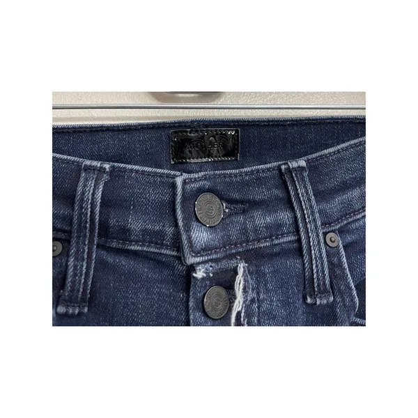Mother The Tripper Ankle Jeans Catch Me If You Can Dark Wash Button Fly 28 *Crop - Image 3