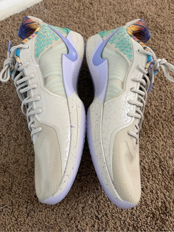 Nike Sabrina 2 Lily Basketball Shoes Gray Pink Teal Size 19.5 NWOT - Image 6