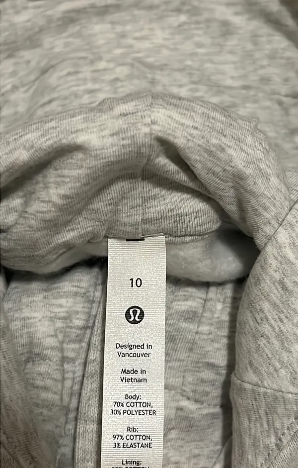 Lululemon Scuba Full-Zip Hoodie Gray - Image 8