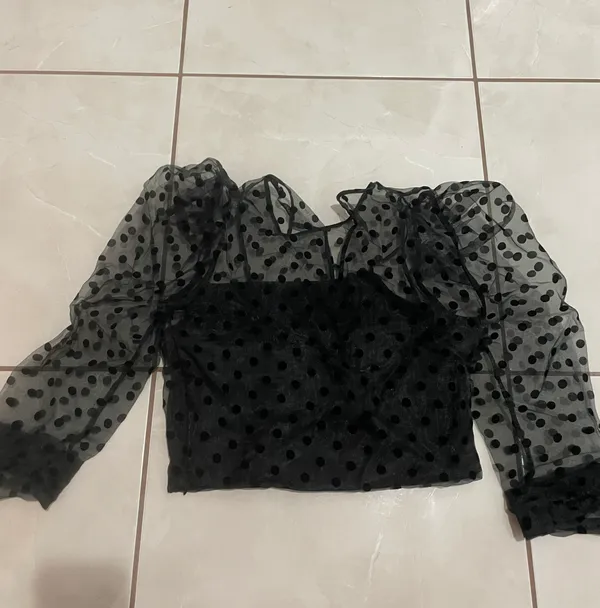 ZARA Organza Blouse - Image 3