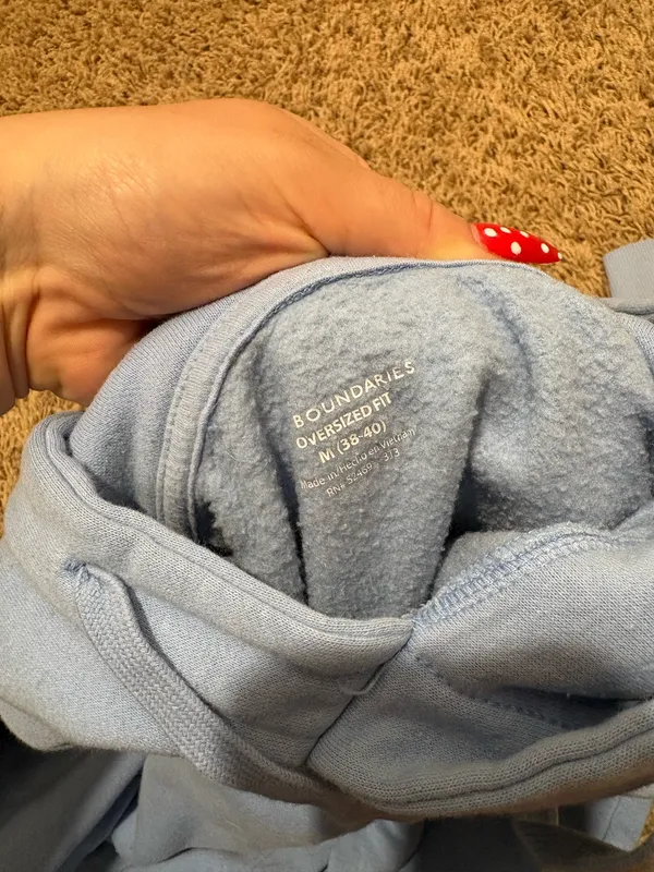 Hoodie Walmart Blue Size M - Image 3