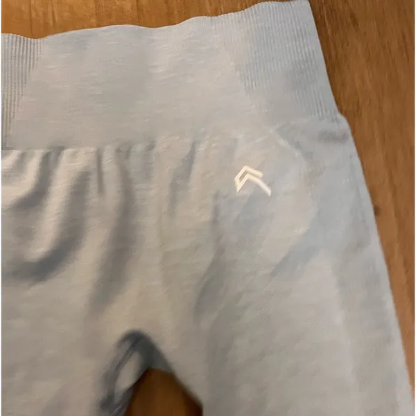 Gymshark Vital Seamless Leggings Light Blue Grey Marl Size XS / S - Image 5