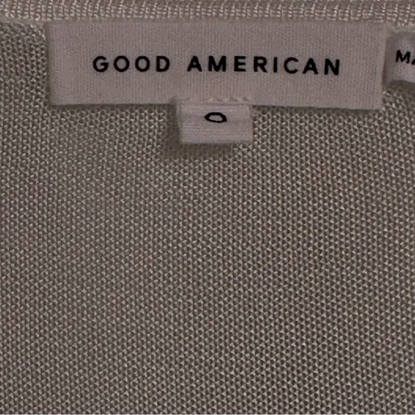 Good American cutout back‎ sheer sweater. Size 0 - Image 4