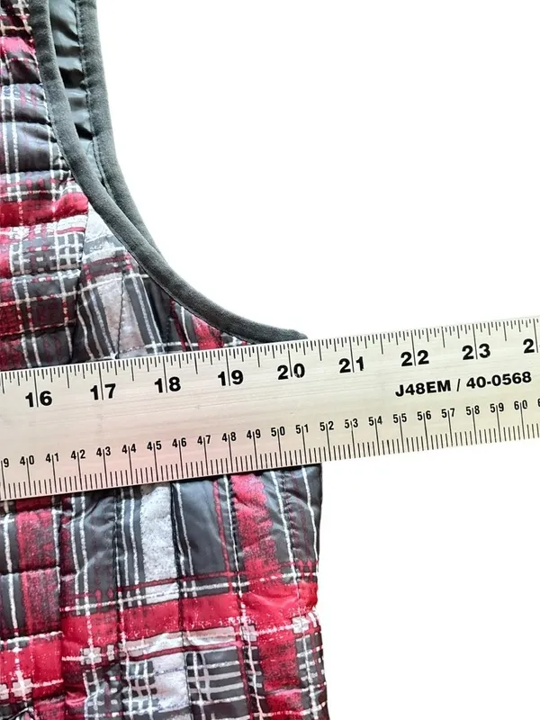 Tribal Women's Red, Black & Gray Vest - Image 5