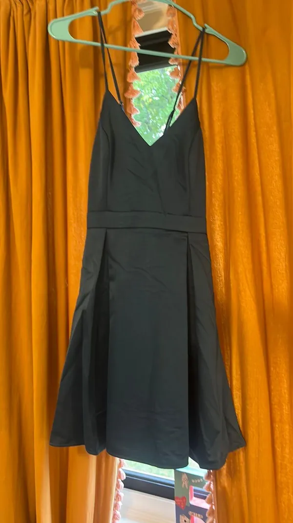Lulus Teal V-neck Mini Dress - Image 2