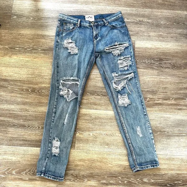 One Teaspoon Awesome Baggies low waist medium rise distressed jeans - Image 3