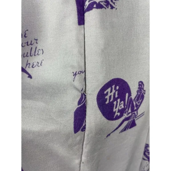 Lavender Milkmaid Pinup Novelty Cocktail Quirky‎ Print Flutter Sleeve Midi Dress - Image 9