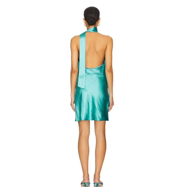 SNDYS mini dress Green Size L - Image 3