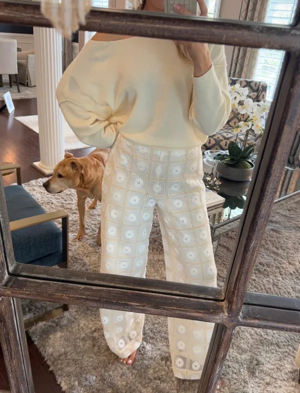 English Factory Crochet Pants - Image 2