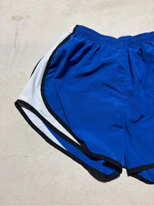 Nike Blue Athletic Running Shorts medium - Image 2