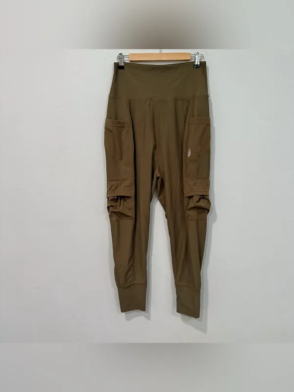 Free People FP Movement Take A Hike Green Harem Pant M - Image 2