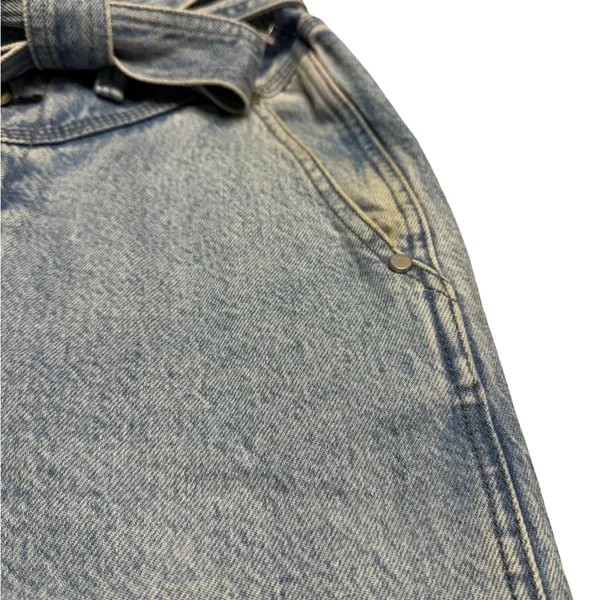 ✨👖 Rag & Bone‎ High-Rise Tie-Waist Panel Denim Jeans Sz 25 👖✨ - Image 5