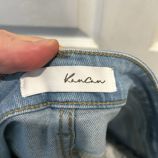 KanCan Jeans Womens 3XL Stretch Light Wash Distressed Ankle High Rise Denim‎ - Image 8