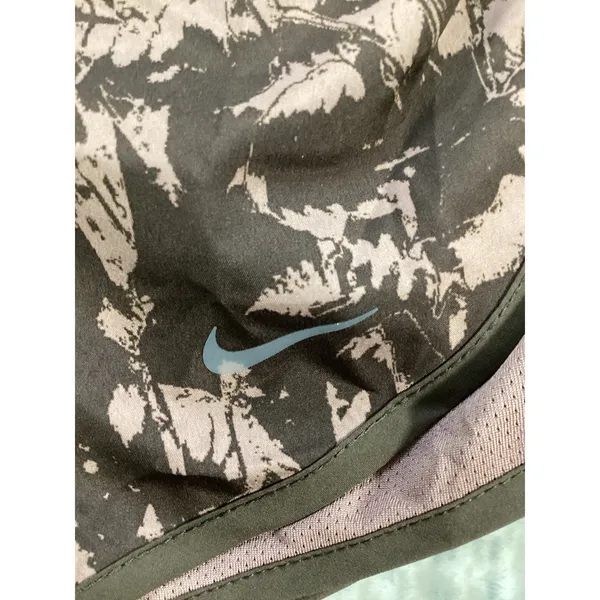 Nike DriFIT Womens XS Running Shorts Mauve Brown Abstract Print Athletic Workout - Image 2