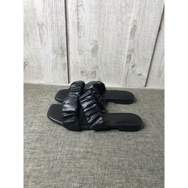 Piepiebuy Womens Sandals Size 9.5 Open Toe Flat Slide On Summer Office Beach - Image 4