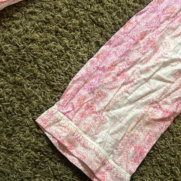 Victoria Secrets Pink Reptile‎ Printed Pajama Pant Size Small - Image 2