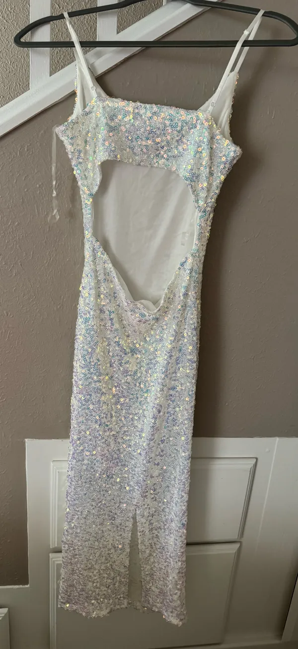 Midi dress Silver Size XS - Image 2