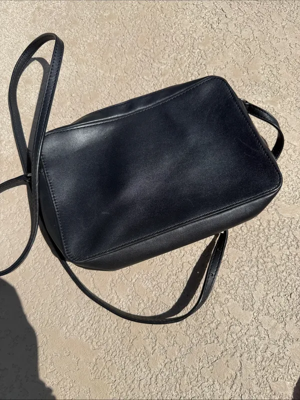 Michael Kors Black Studded Diamond-Pattern Crossbody - Image 2