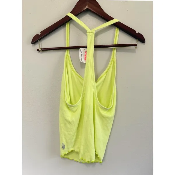 Free People FP Movement Sour Citrus Madeline Racerback Ribbed Tank Sz XS/S NWT - Image 4