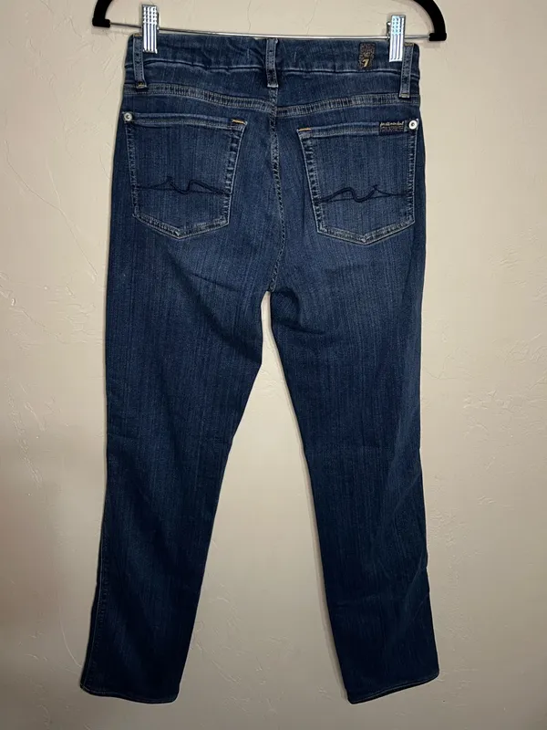 Seven For‎ All Mankind Kimmie Straight Denim Jeans - Image 10