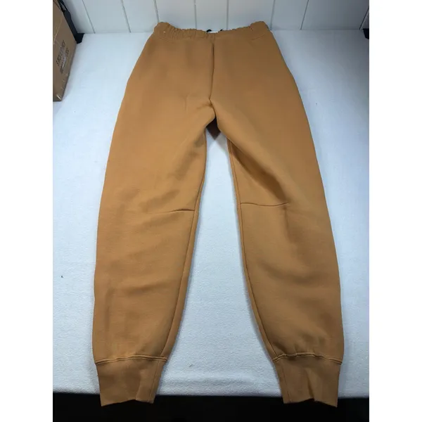 Nike Tech Fleece Joggers Womens Mid Rise Sportswear Flax Brown Small NEW $120 - Image 6