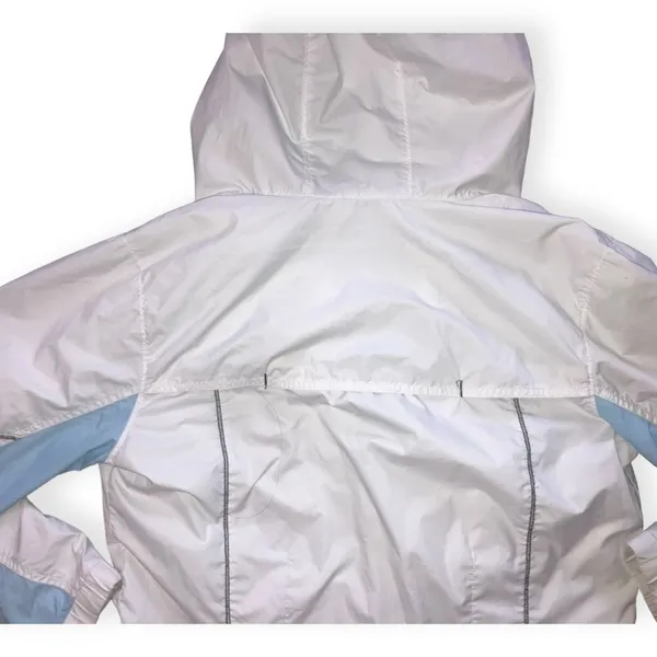women’s white xco windbreaker jacket - Image 2