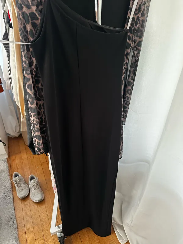 Lulus Long Black Dress - Image 3