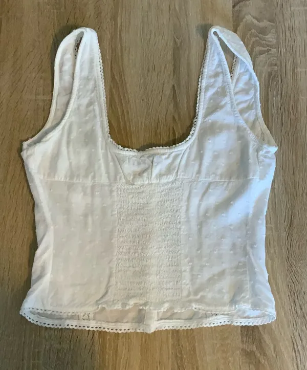 Princess Polly White Tank Top - Image 3