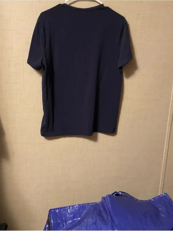 H&M Navy Short Sleeve Crew Tee - Image 2