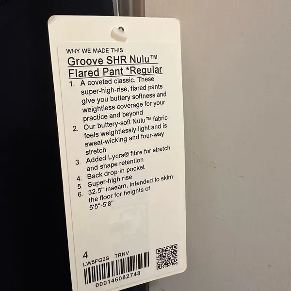 Lululemon Groove Shr Nulu Flared Pant , Reg - Image 2