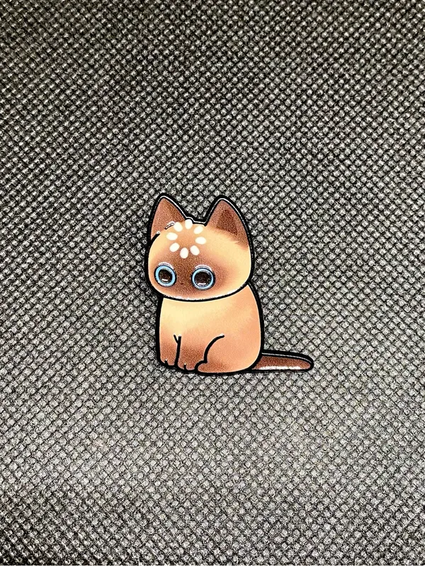 Kitty Loading Data Enamel Pin/Magnet - Who Knows What Goes On In There? Pick One - Image 5