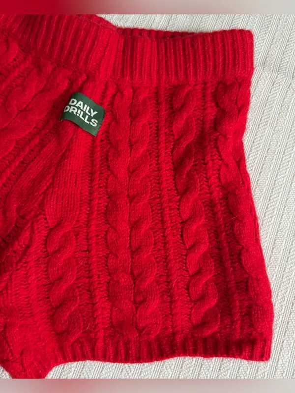 Daily Drills Knit Shorts in Red Size XS/S - Image 6