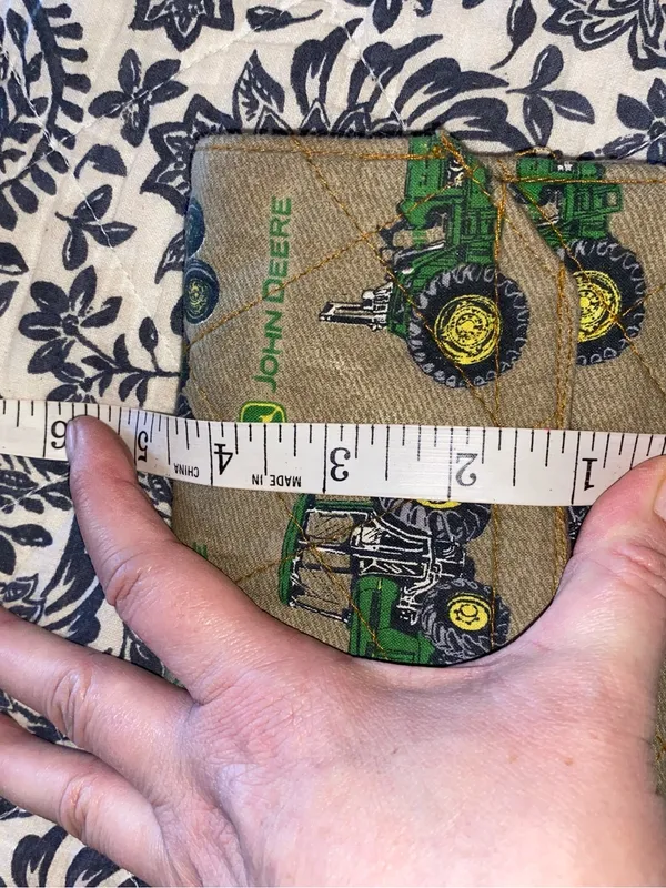 John Deere Quilted Rag Bag Camo Tractor Shoulder Purse Matching Wallet - Image 15