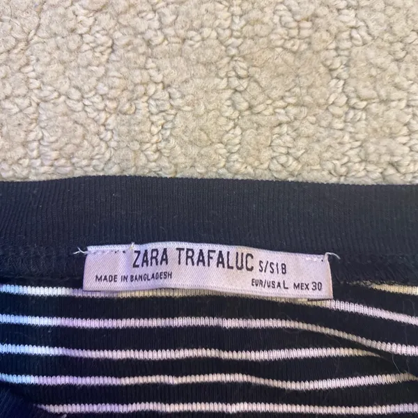 Zara cropped stripe tee - Image 2