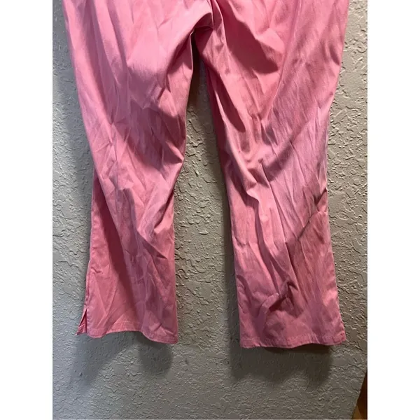 Nu Dimension Stretch Pink Scrub Pants Woman’s Size Large FLAWED-MARKS-STAINS - Image 11