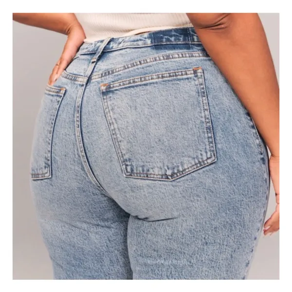 Abercrombie 90s High-Rise Jeans Straight Curve Love - Image 3