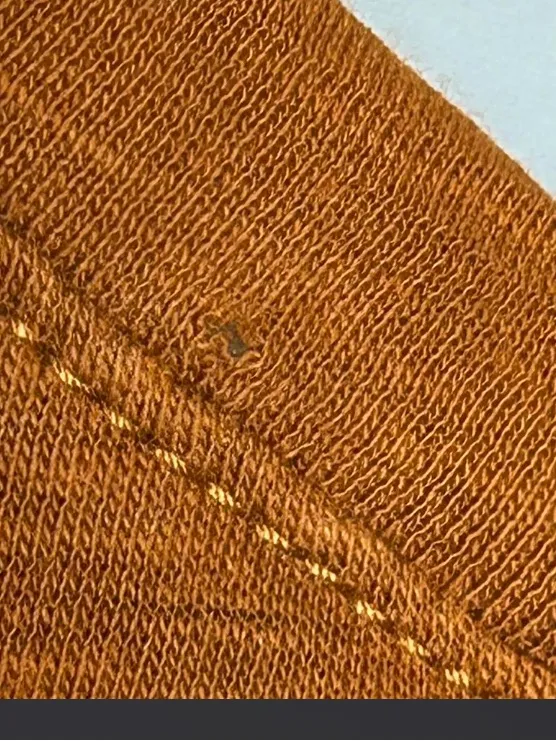 Madewell cotton mix Sleeveless Tank Top Women's rust brown Size L. - Image 6