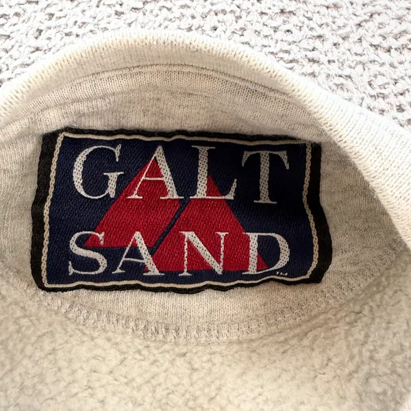 Vintage 90s Indianapolis Colts Reworked Flannel Cropped Sweatshirt Galt Sand 3XL - Image 3