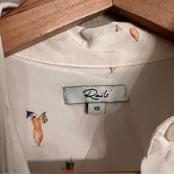RAILS‎ Kate Silk Cocktail Blouse - Image 5