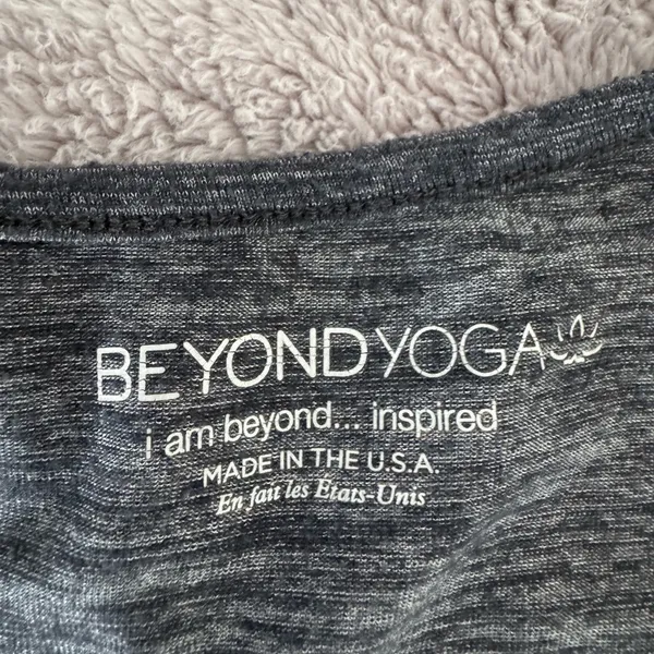 Beyond Yoga High Low Heather Gray Tank - Image 6