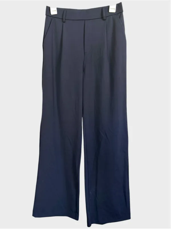 Size S (Tall) Halara Flex High Waisted Plicated Side Pocket Straight Leg Pants - Image 3