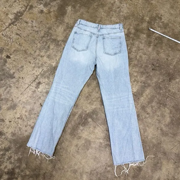 Garage 90s straight leg Jeans raw hem - Image 7