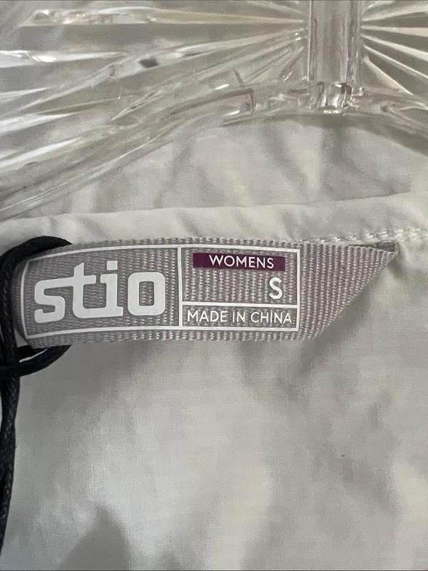 Stio Womens Second Light Windshell Jacket Medium‎ Morning Frost White New - Image 8