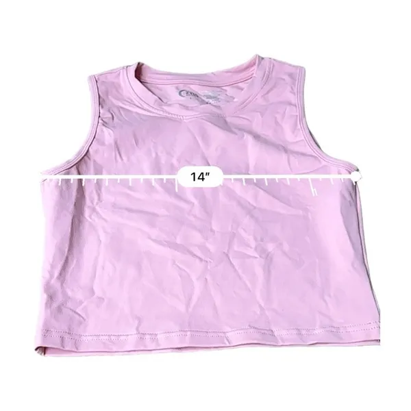 Zyia Active Muted Pink High‎ Neck Stronger Cropped Tank Top Size L NEW - Image 5