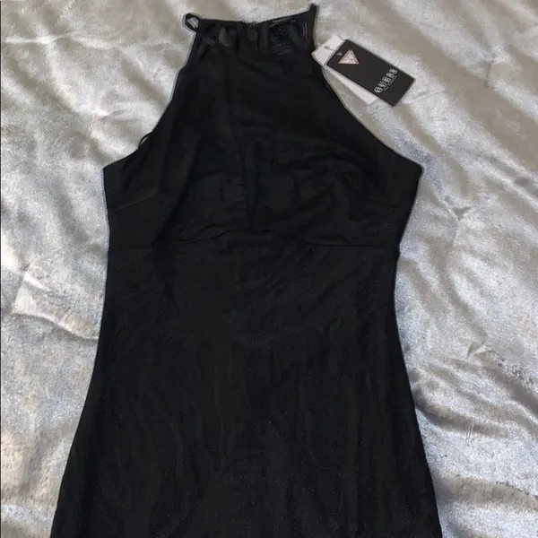 Guess Zayv Zebra-Stripe‎ Dress - Black - Image 3