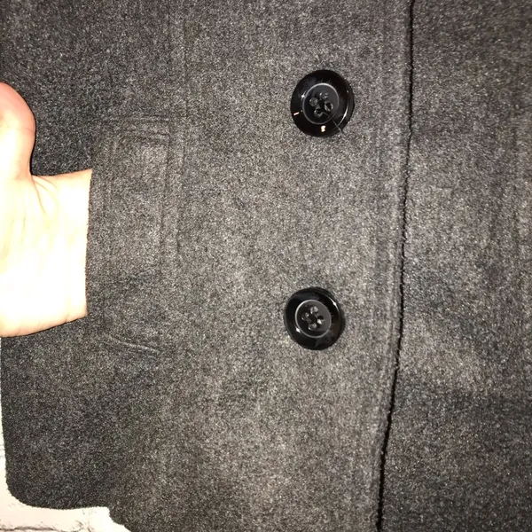 Be cool Gray Button Down Coat - Image 3