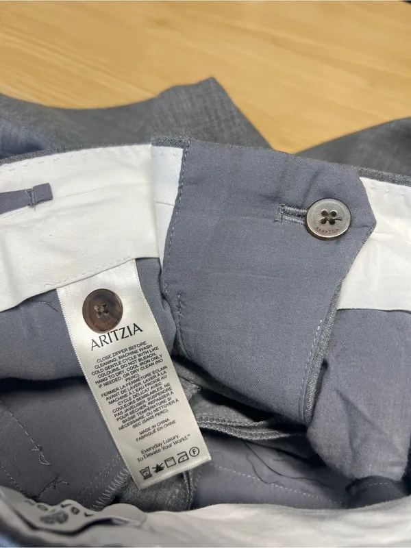 Aritzia Babaton Spotlight Cargo Pant Heather Medium Grey Size 4 NWT - Image 8