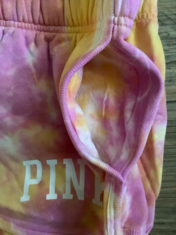 PINK Victoria’s Secret Varsity Tye Dye Shorts NWT - Image 5