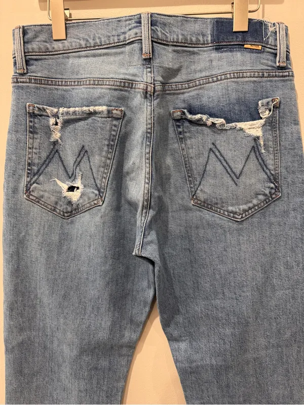 Mother Superior Sz 30 The High Waisted Hiker Hover Jeans - Image 4